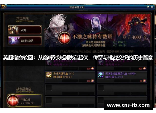 英超宿命轮回：从巅峰对决到跌宕起伏，传奇与挑战交织的历史篇章